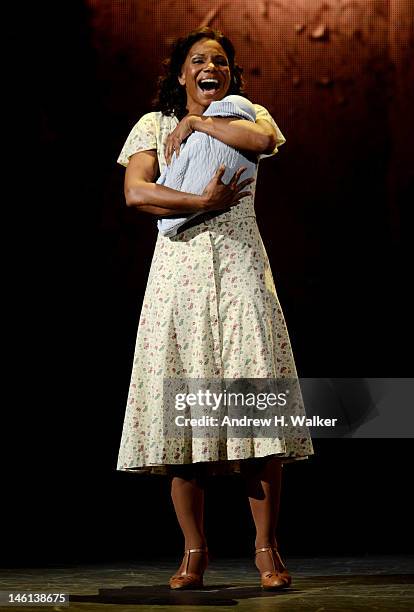 Audra McDonald onstage at the 66th Annual Tony Awards at The Beacon Theatre on June 10, 2012 in New York City.