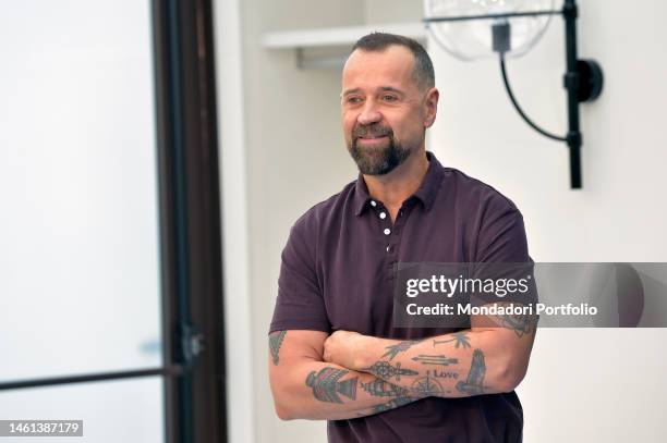 Italian actor and writer Fabio Volo participates in the photocall of the film A great desire to live at the Visconti Palace hotel. Rome February...