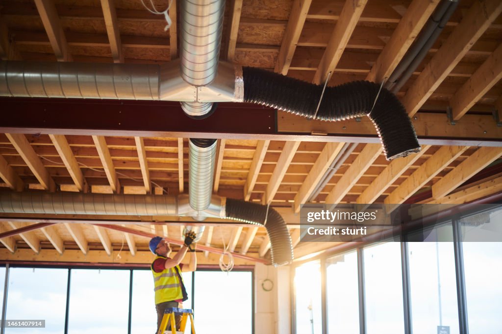 Installation des Heizkanals