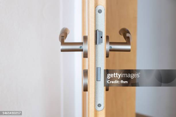 lock and door handles - doorknob stock pictures, royalty-free photos & images