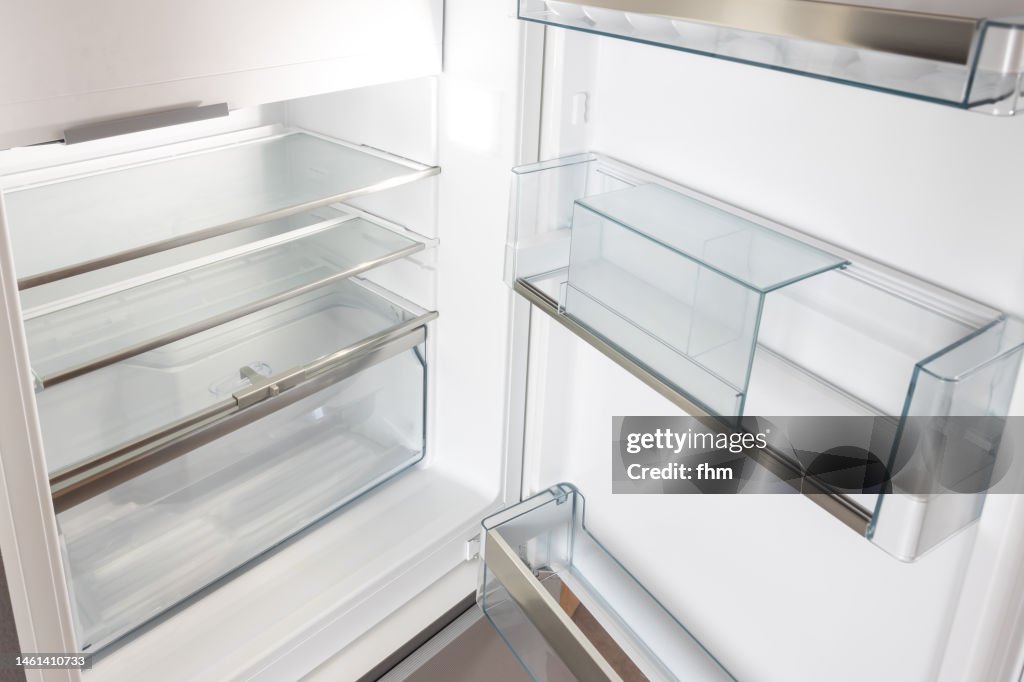 Frisge Empty Rows Empty Fridge High-Res Stock Photo - Getty Images
