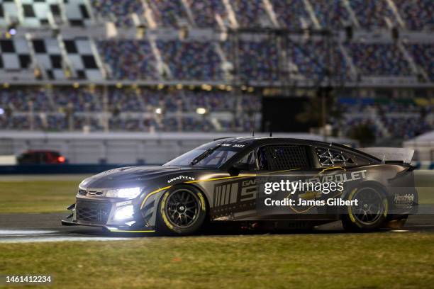 The NASCAR Garage 56 Test car is seen on track at Daytona International Speedway on January 31, 2023 in Daytona Beach, Florida.