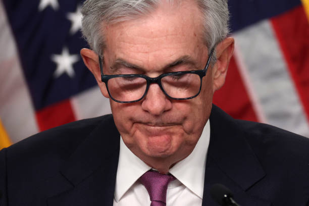 DC: News Conference Held By Federal Reserve Chair Jerome Powell