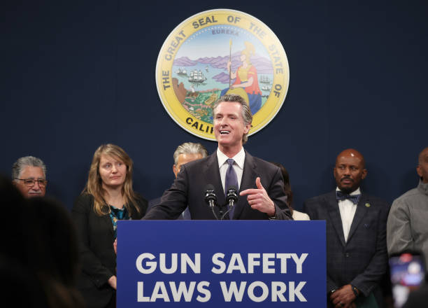 CA: California Governor Newsom Announces New Gun Safety Legislation After String Of Mass Shootings In The State