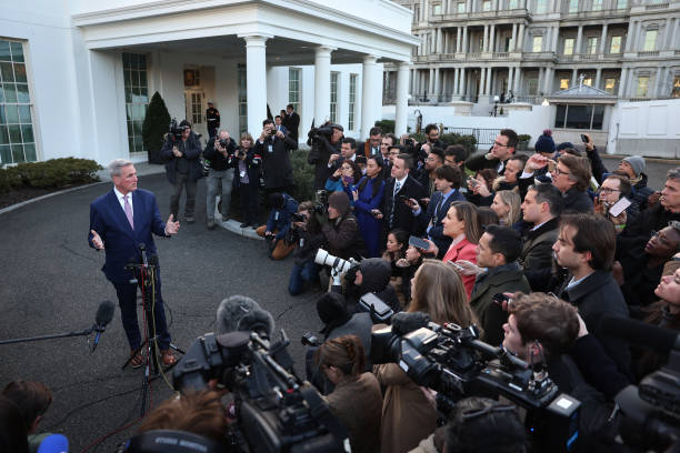 DC: House Speaker Kevin McCarthy Speaks To The Media After Meeting With President Biden At The White House