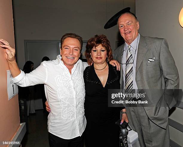 David Cassidy, Linda Wepner and Chuck Wepner attends The 5th Annual New Jersey Hall Of Fame Induction Ceremony at New Jersey Performing Arts Center...