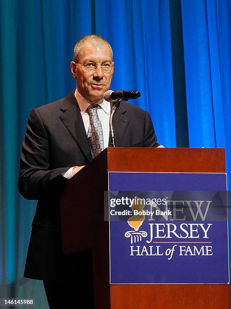 Samuel Newhouse Jr. Attends The 5th Annual New Jersey Hall Of Fame Induction Ceremony at New Jersey Performing Arts Center on June 9, 2012 in Newark,...