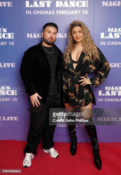 Toby O'Toole and Antigoni Buxton attend the Magic Mike Live show to celebrate the release of "Magic Mike's Last Dance" at the Hippodrome Casino on...