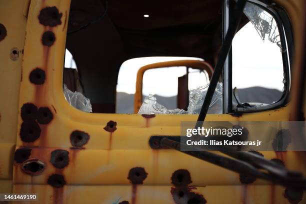 Bullet Riddled Square 1,082 Bullet Riddled Car Stock Photos, High-Res Pictures, and Images ...