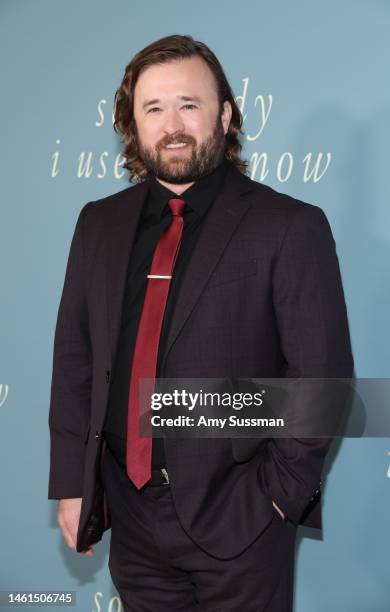 Haley Joel Osment attends the Los Angeles premiere of Prime Video's "Somebody I Used To Know" at Culver Theater on February 01, 2023 in Culver City,...