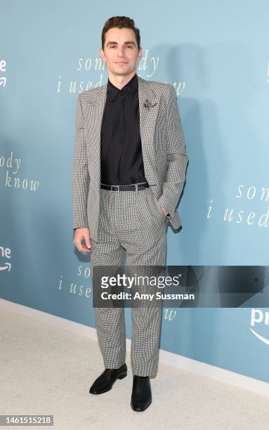 Dave Franco attends the Los Angeles premiere of Prime Video's "Somebody I Used To Know" at Culver Theater on February 01, 2023 in Culver City,...