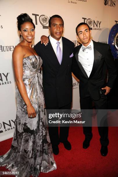 Condola Rashad and guests attend the 66th Annual Tony Awards at The Beacon Theatre on June 10, 2012 in New York City.