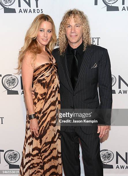 David Bryan and guest attend the 66th Annual Tony Awards at The Beacon Theatre on June 10, 2012 in New York City.