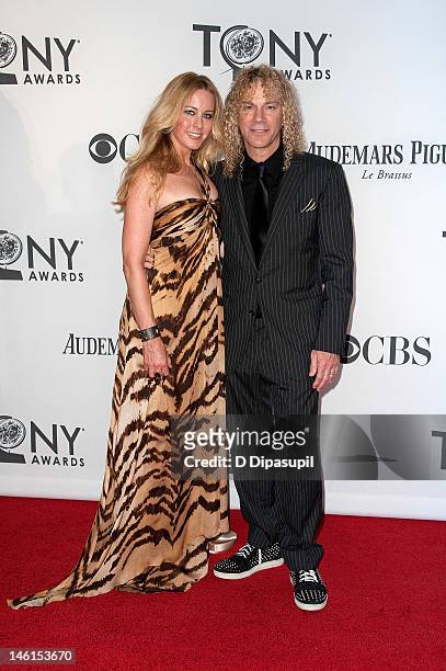 David Bryan and wife Lexi Quaas attend the 66th Annual Tony Awards at the Beacon Theatre on June 10, 2012 in New York City.