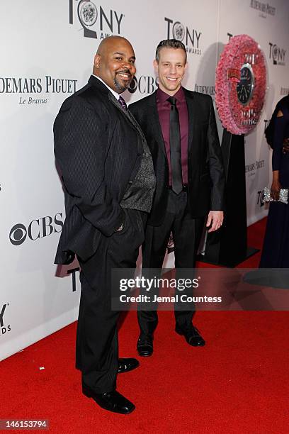 Adam Pascal attends the 66th Annual Tony Awards at The Beacon Theatre on June 10, 2012 in New York City.