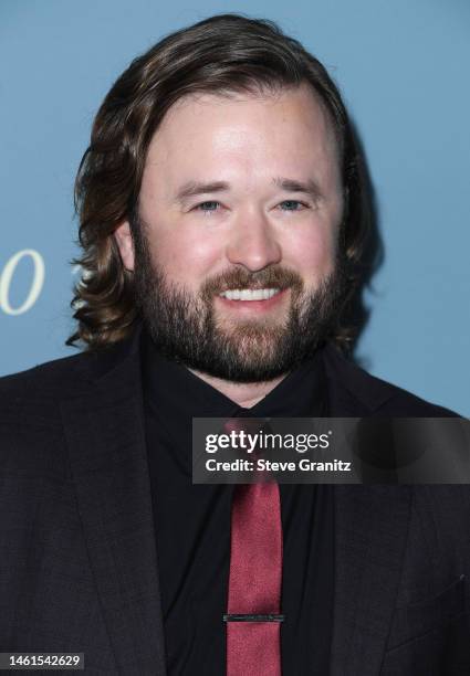 Haley Joel Osment arrives at the Los Angeles Premiere Of Prime Video's "Somebody I Used To Know" at Culver Theater on February 01, 2023 in Culver...
