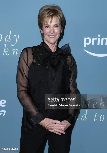Julie Hagerty arrives at the Los Angeles Premiere Of Prime Video's "Somebody I Used To Know" at Culver Theater on February 01, 2023 in Culver City,...