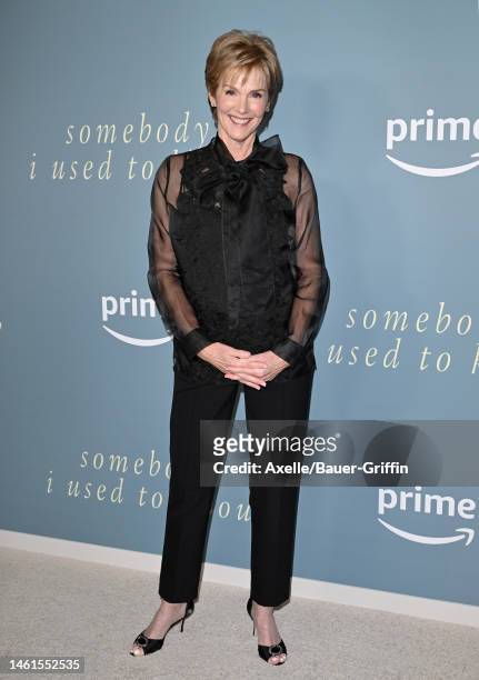 Julie Hagerty attends the Los Angeles Premiere of Prime Video's "Somebody I Used To Know" at Culver Theater on February 01, 2023 in Culver City,...