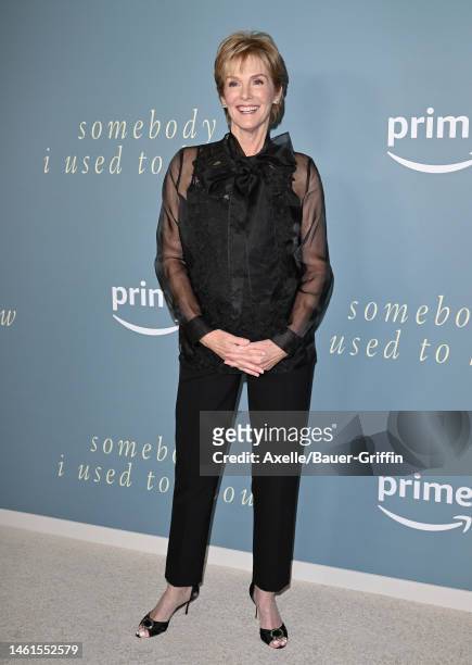 Julie Hagerty attends the Los Angeles Premiere of Prime Video's "Somebody I Used To Know" at Culver Theater on February 01, 2023 in Culver City,...