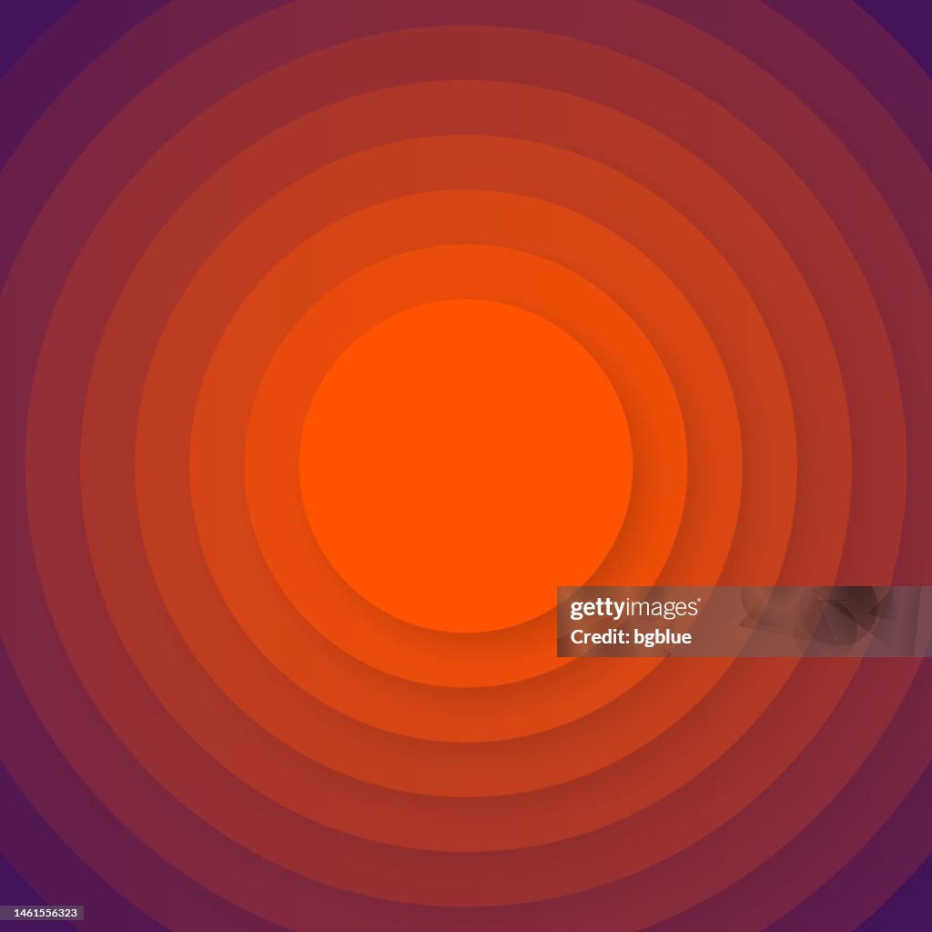 Abstract design with circles and Red gradients - Trendy background
