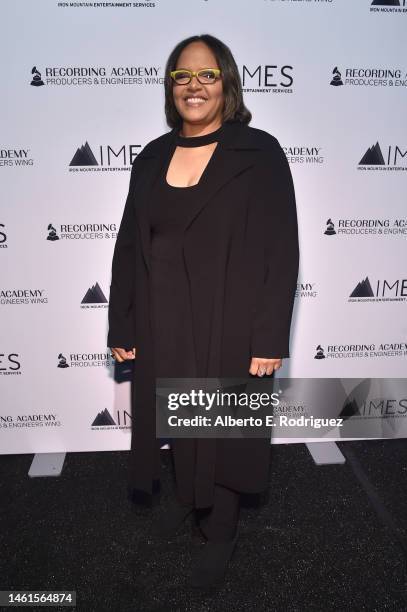 Honoree Terri Lyne Carrington attends the Producers & Engineers Wing GRAMMY Week Celebration at The Village Studios on February 01, 2023 in Los...