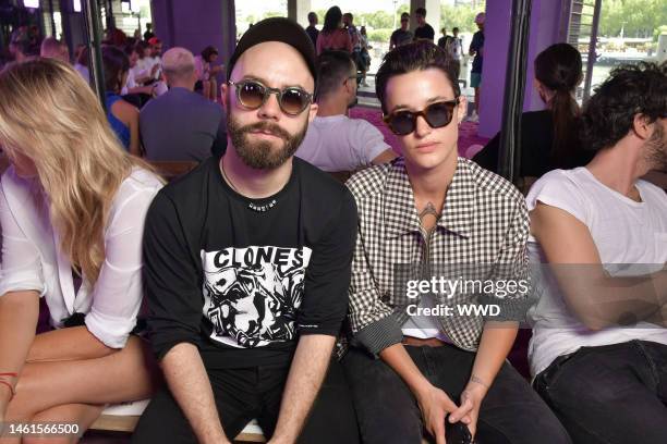 Woodkid and Agathe Mougin in the front row