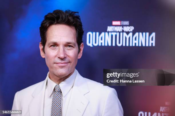 Paul Rudd attends the "Ant-Man and The Wasp: Quantumania" Sydney premiere at Hoyts Entertainment Quarter on February 02, 2023 in Sydney, Australia.