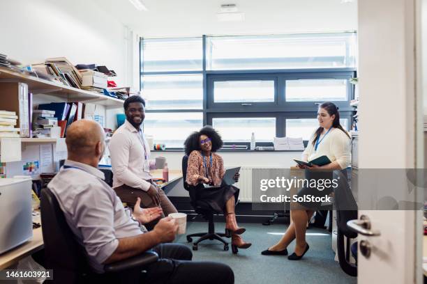 leading the team - conference stock pictures, royalty-free photos & images