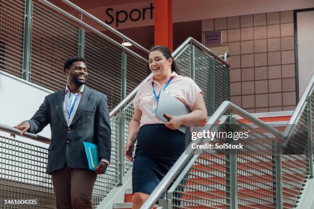 going to class - school railings stock pictures, royalty-free photos & images