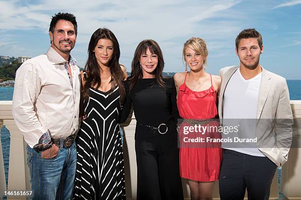 The cast of 'The Bold an The Beautiful' Don Diamont, Jacqueline Mac Innes Wood, Hunter Tylo, Kim Matula and Scott Clifton attend 'The Bold and The...