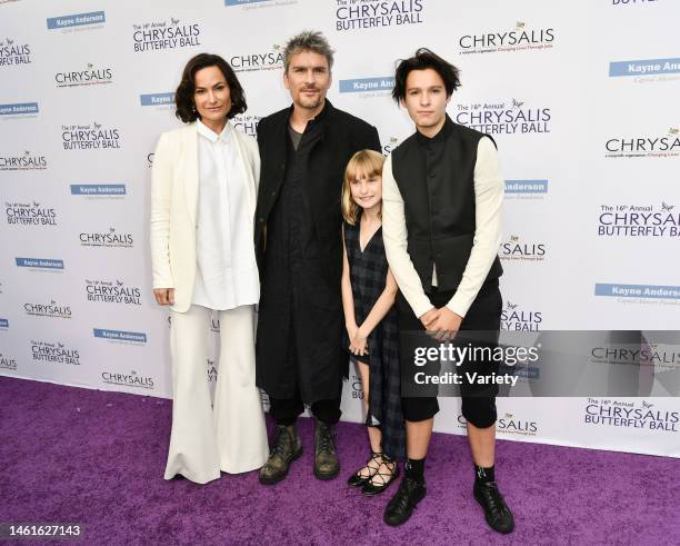 Rosetta Getty, Balthazar Getty, Violet Getty and June Getty