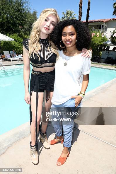 Peyton List and Yara Shahidi News Photo - Getty Images