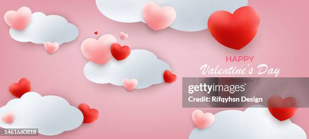 valentines day pink and red background poster. vector - podium vector background stock illustrations