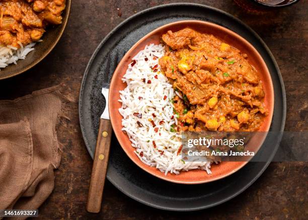 chicken curry - butter chicken foto e immagini stock