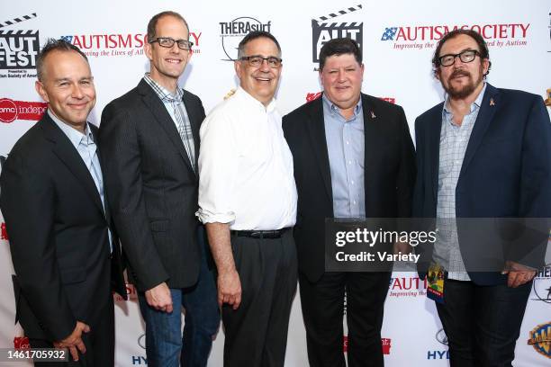 Jonas Rivera, Pete Docter, Scott Badesch, Joe Joyce, Matt Asner