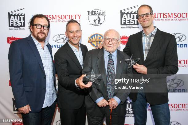 Matt Asner, Jonas Rivera, Ed Asner, Pete Docter