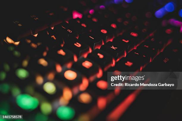 gaming keyboard macro - ergonomic keyboard stock pictures, royalty-free photos & images