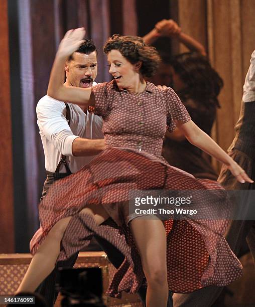 Ricky Martin performs from 'Evita' onstage at the 66th Annual Tony Awards at The Beacon Theatre on June 10, 2012 in New York City.