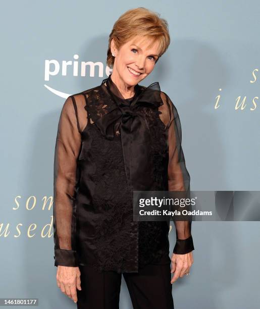 Julie Hagerty attends the Los Angeles premiere of Prime Video's "Somebody I Used To Know" at Culver Theater on February 01, 2023 in Culver City,...