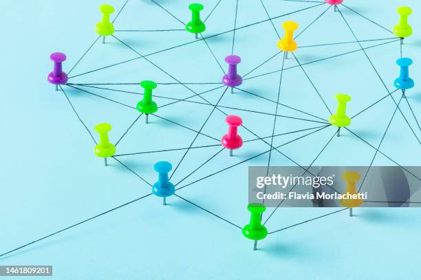 Map With Pins And String Photos and Premium High Res Pictures - Getty ...