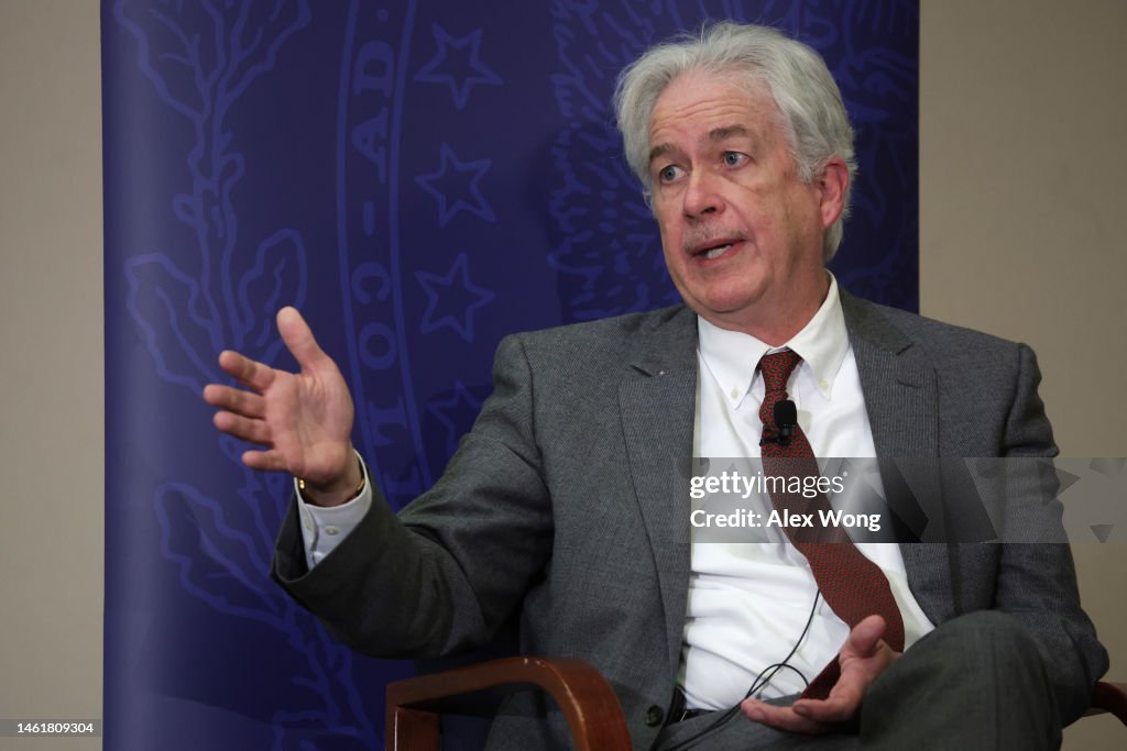 CIA Director William Burns Speaks At Georgetown University On The Global Threat Landscape