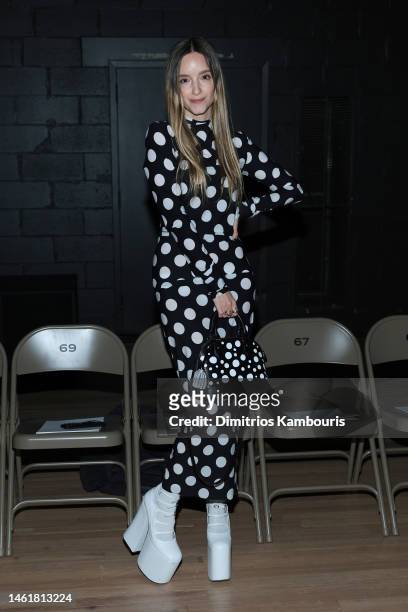 Charlotte Groeneveld attends the Marc Jacobs Runway Show 2023 at the Park Avenue Armory on February 02, 2023 in New York City.