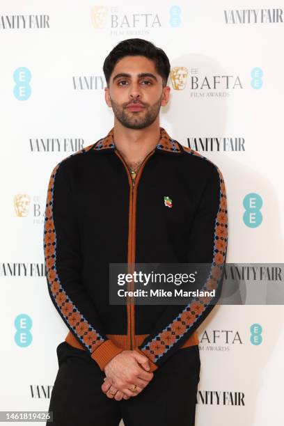 Arian Nik attends the EE British Academy Film Awards 2023 Vanity Fair Rising Star BAFTAs pre-party at JOIA on February 02, 2023 in London, England.