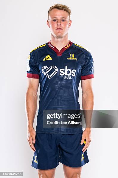 Sam Gilbert Rugby Sam Gilbert poses during the Highlanders Super Rugby 2023 team... News ...