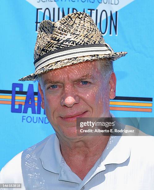 Actor Christopher McDonald arrives to the Screen Actors Guild Foundation's 3rd Annual L.A. Golf Classic at Lakeside Golf Club on June 11, 2012 in...