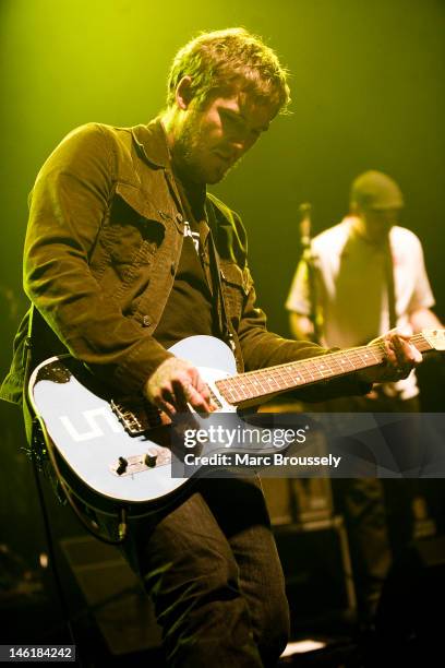 Brian Fallon of The Gaslight Anthem performs on stage at KOKO on June 11, 2012 in London, United Kingdom.