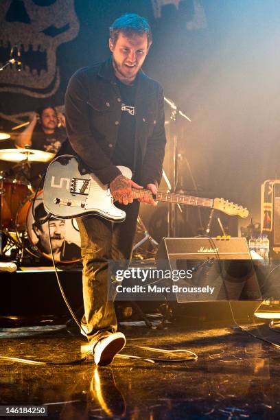 Brian Fallon of The Gaslight Anthem performs on stage at KOKO on June 11, 2012 in London, United Kingdom.