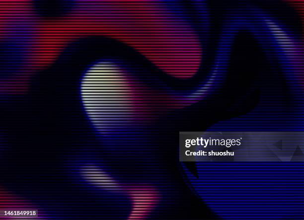 abstract stripe neon light glitch cyberpunk concept design abstract background - glitch screen stock illustrations