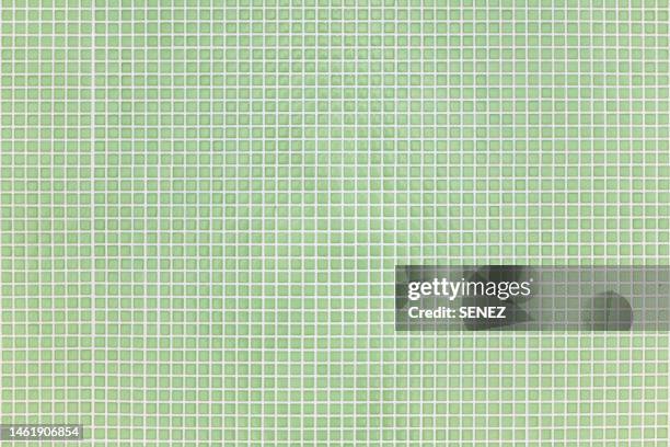 mosaic tile pattern texture - bathroom tiles stock-fotos und bilder