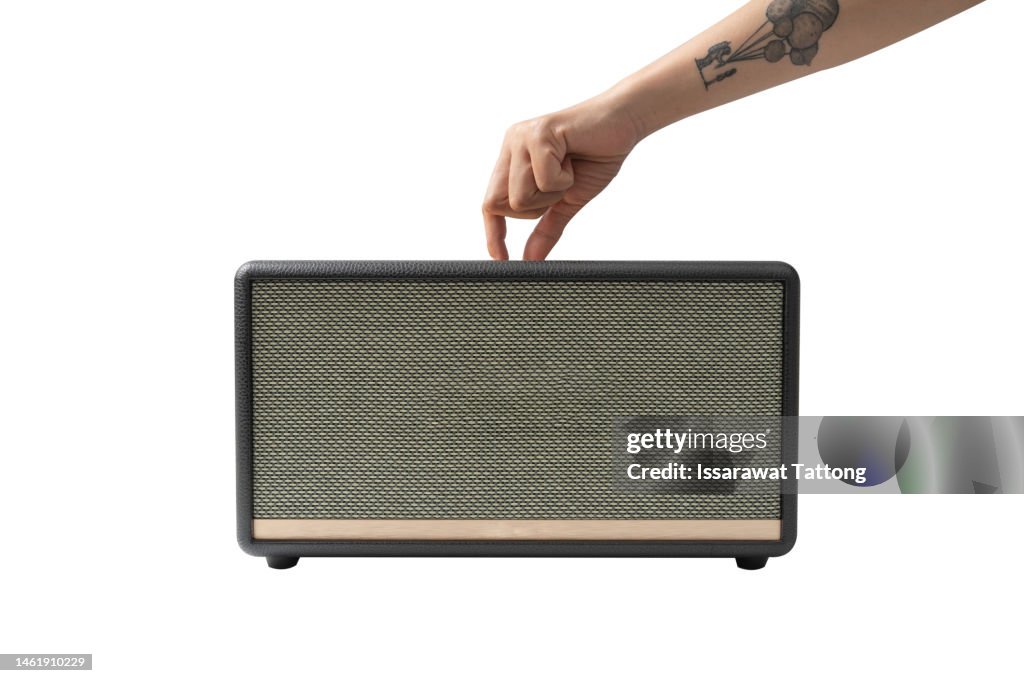 Mini bluetooth speaker, bluetooth, Bluetooth speaker on a white background